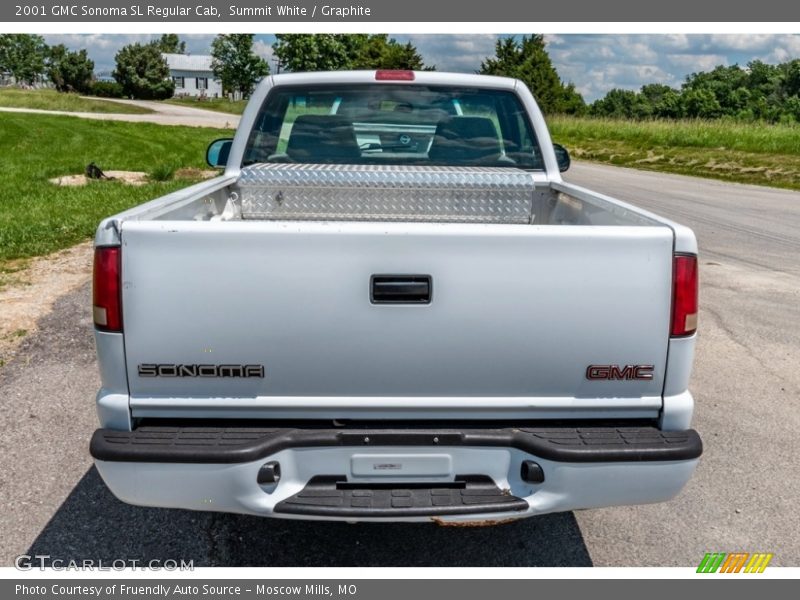  2001 Sonoma SL Regular Cab Summit White