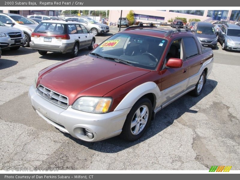 Regatta Red Pearl / Gray 2003 Subaru Baja