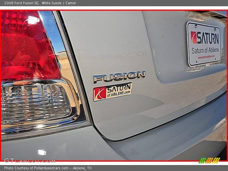 White Suede / Camel 2008 Ford Fusion SE