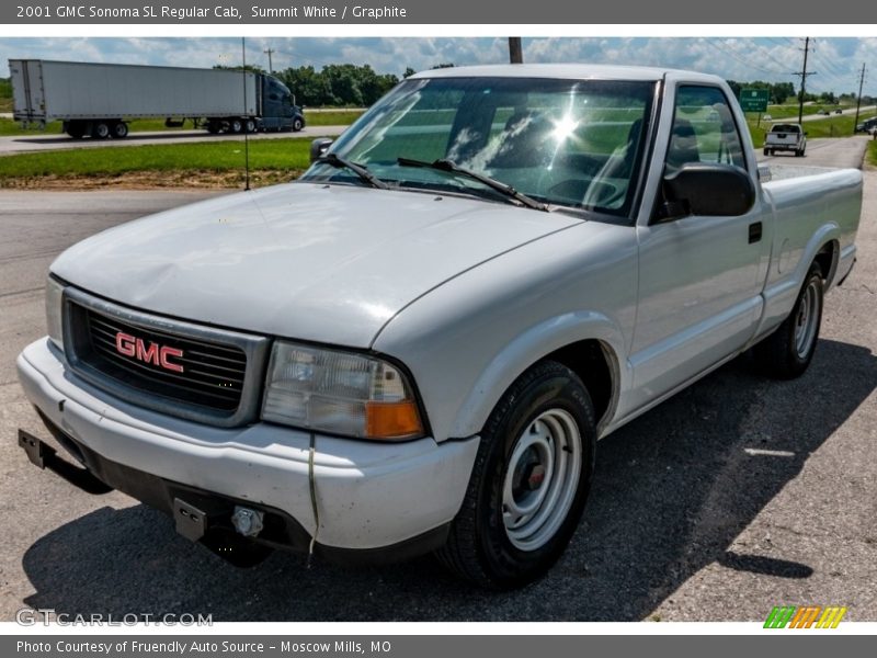  2001 Sonoma SL Regular Cab Summit White