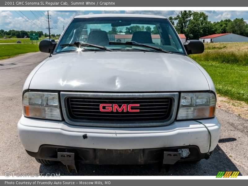  2001 Sonoma SL Regular Cab Summit White