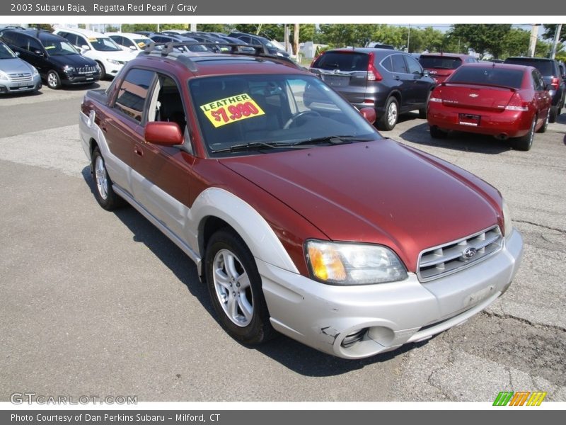 Regatta Red Pearl / Gray 2003 Subaru Baja