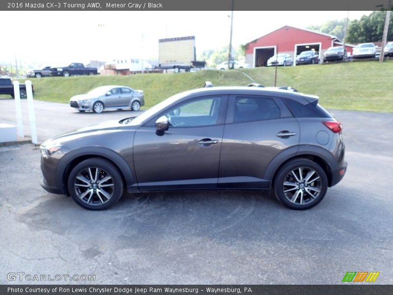 Meteor Gray / Black 2016 Mazda CX-3 Touring AWD