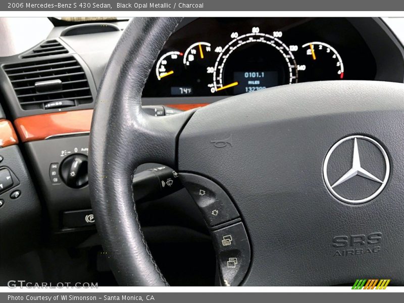 Black Opal Metallic / Charcoal 2006 Mercedes-Benz S 430 Sedan