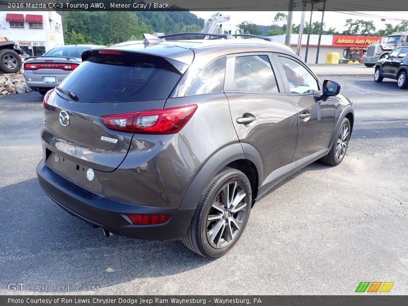 Meteor Gray / Black 2016 Mazda CX-3 Touring AWD