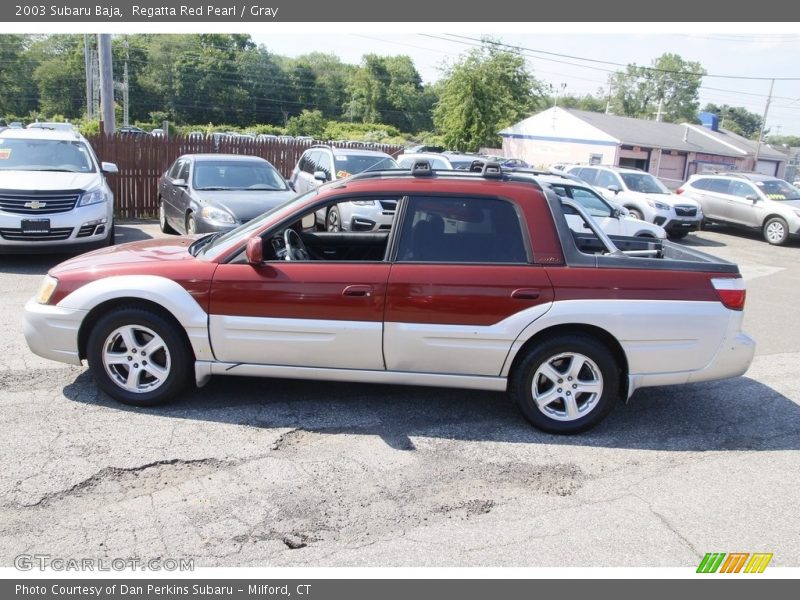 Regatta Red Pearl / Gray 2003 Subaru Baja