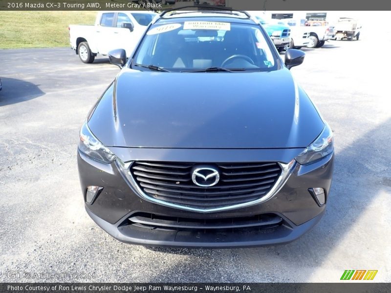 Meteor Gray / Black 2016 Mazda CX-3 Touring AWD