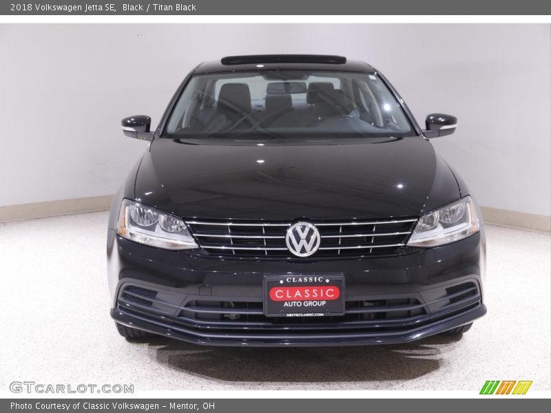 Black / Titan Black 2018 Volkswagen Jetta SE