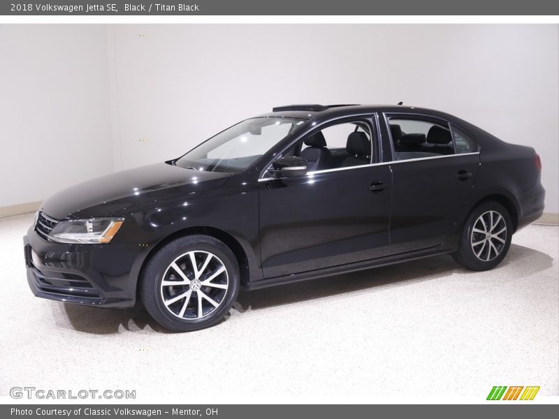 Black / Titan Black 2018 Volkswagen Jetta SE
