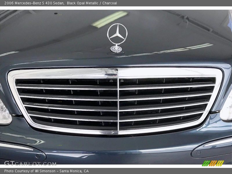 Black Opal Metallic / Charcoal 2006 Mercedes-Benz S 430 Sedan