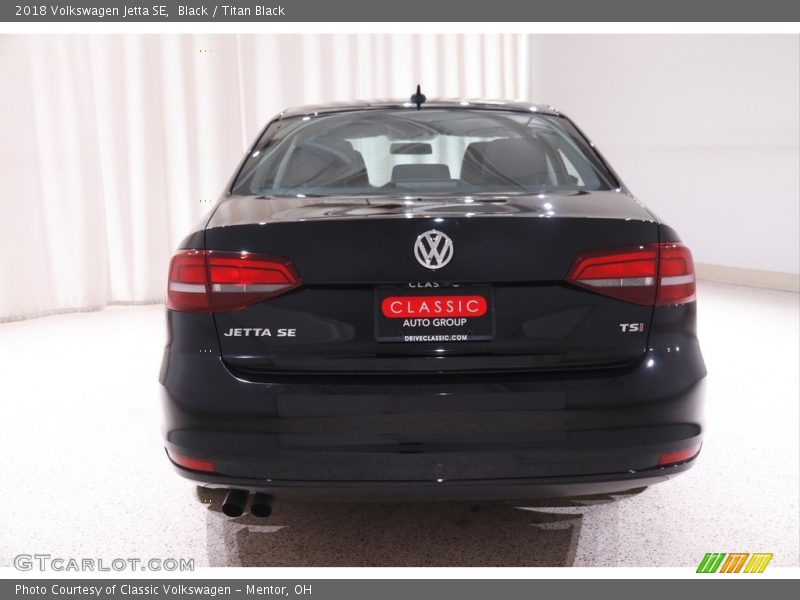 Black / Titan Black 2018 Volkswagen Jetta SE