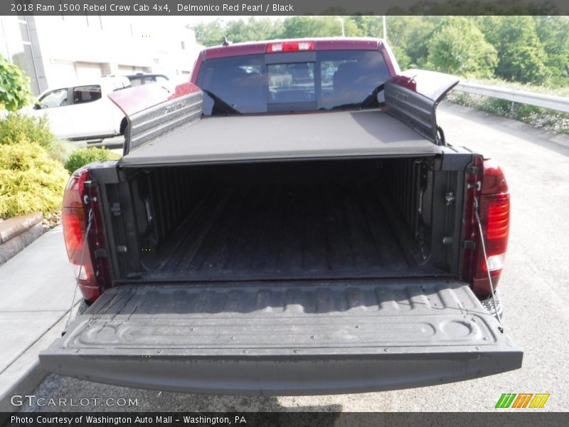 Delmonico Red Pearl / Black 2018 Ram 1500 Rebel Crew Cab 4x4