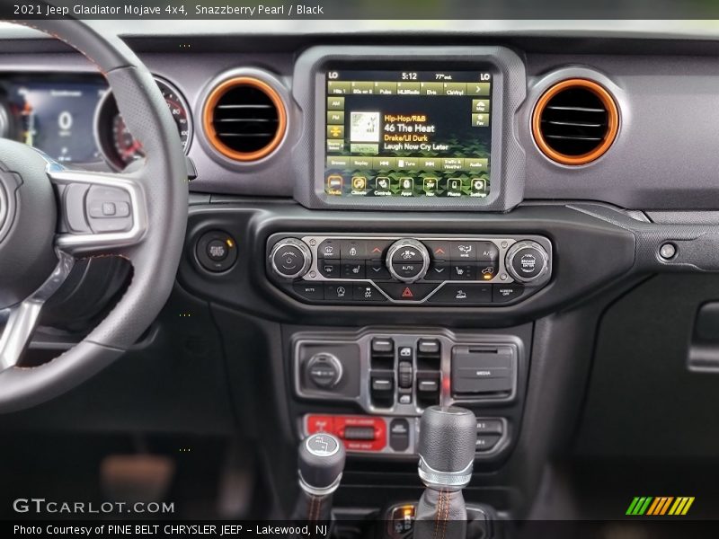 Controls of 2021 Gladiator Mojave 4x4