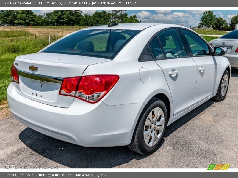 Summit White / Jet Black/Medium Titanium 2016 Chevrolet Cruze Limited LS