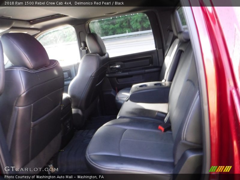 Delmonico Red Pearl / Black 2018 Ram 1500 Rebel Crew Cab 4x4