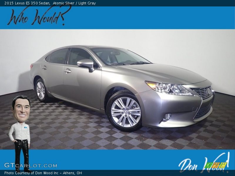 Atomic Silver / Light Gray 2015 Lexus ES 350 Sedan