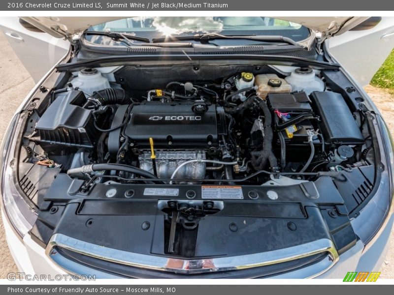 Summit White / Jet Black/Medium Titanium 2016 Chevrolet Cruze Limited LS