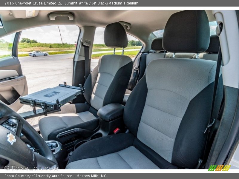 Summit White / Jet Black/Medium Titanium 2016 Chevrolet Cruze Limited LS