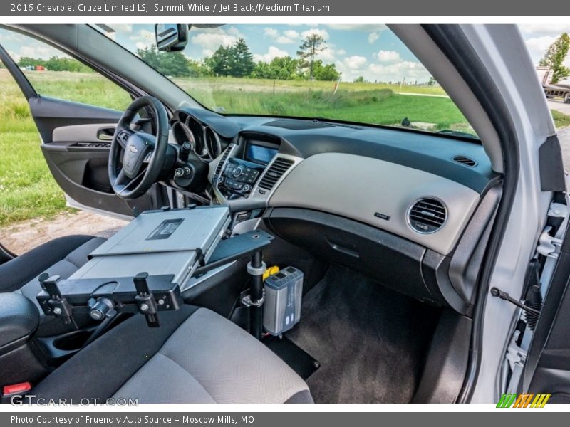 Summit White / Jet Black/Medium Titanium 2016 Chevrolet Cruze Limited LS