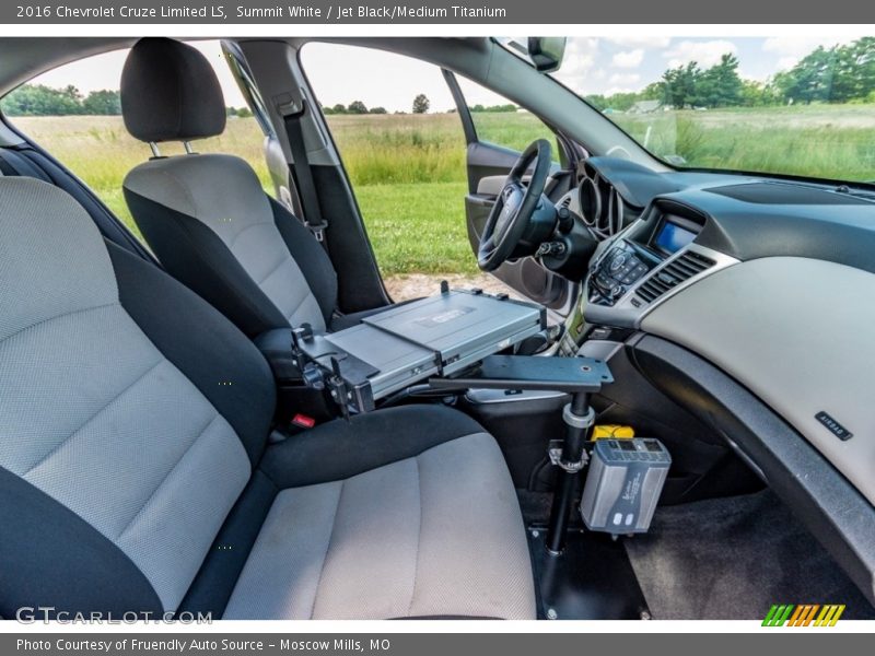 Summit White / Jet Black/Medium Titanium 2016 Chevrolet Cruze Limited LS
