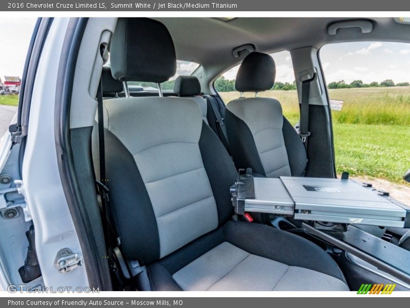 Summit White / Jet Black/Medium Titanium 2016 Chevrolet Cruze Limited LS