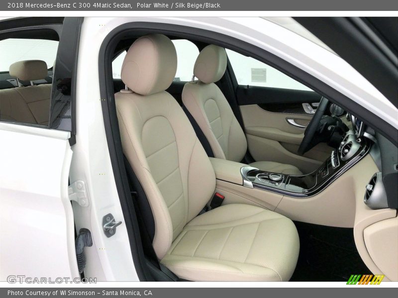 Polar White / Silk Beige/Black 2018 Mercedes-Benz C 300 4Matic Sedan
