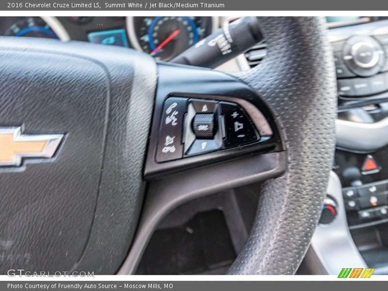 Summit White / Jet Black/Medium Titanium 2016 Chevrolet Cruze Limited LS