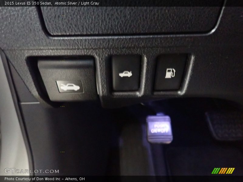 Atomic Silver / Light Gray 2015 Lexus ES 350 Sedan