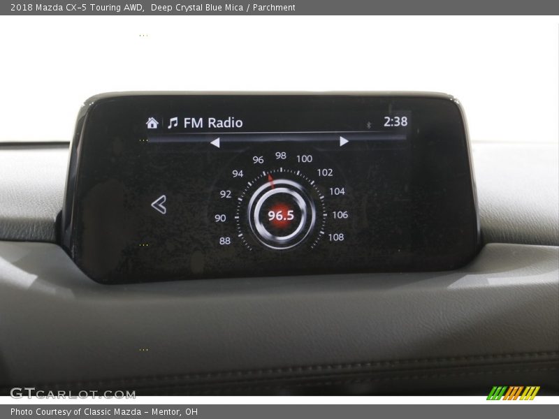 Deep Crystal Blue Mica / Parchment 2018 Mazda CX-5 Touring AWD