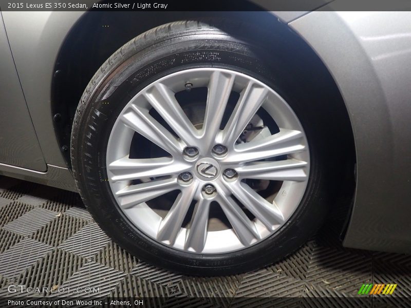 Atomic Silver / Light Gray 2015 Lexus ES 350 Sedan