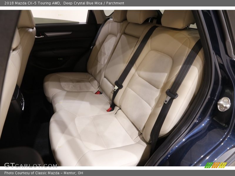 Deep Crystal Blue Mica / Parchment 2018 Mazda CX-5 Touring AWD
