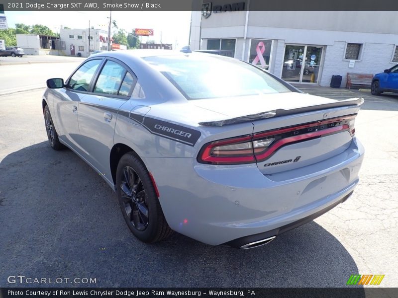 Smoke Show / Black 2021 Dodge Charger SXT AWD