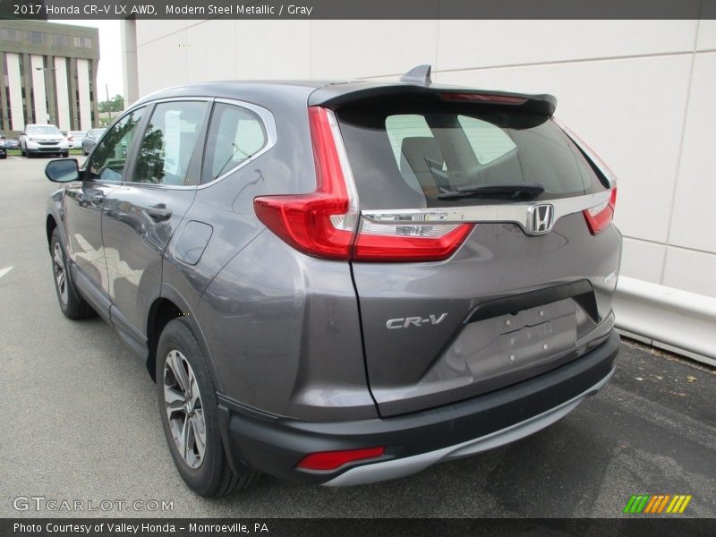 Modern Steel Metallic / Gray 2017 Honda CR-V LX AWD