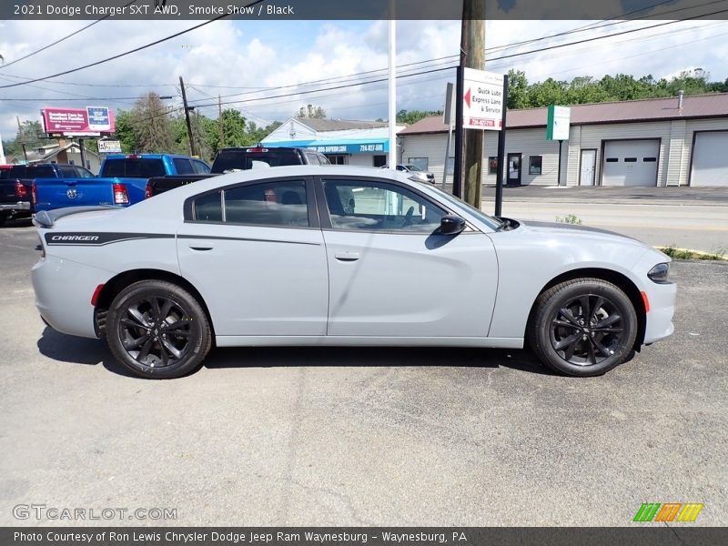 Smoke Show / Black 2021 Dodge Charger SXT AWD