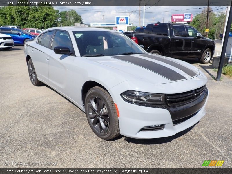 Smoke Show / Black 2021 Dodge Charger SXT AWD