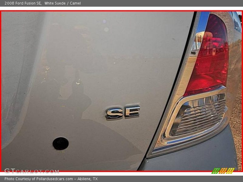 White Suede / Camel 2008 Ford Fusion SE