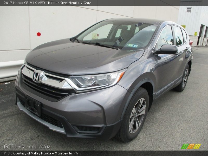 Modern Steel Metallic / Gray 2017 Honda CR-V LX AWD