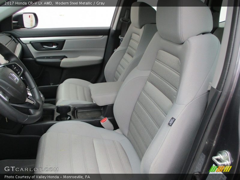 Modern Steel Metallic / Gray 2017 Honda CR-V LX AWD