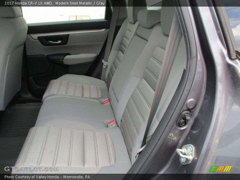Modern Steel Metallic / Gray 2017 Honda CR-V LX AWD