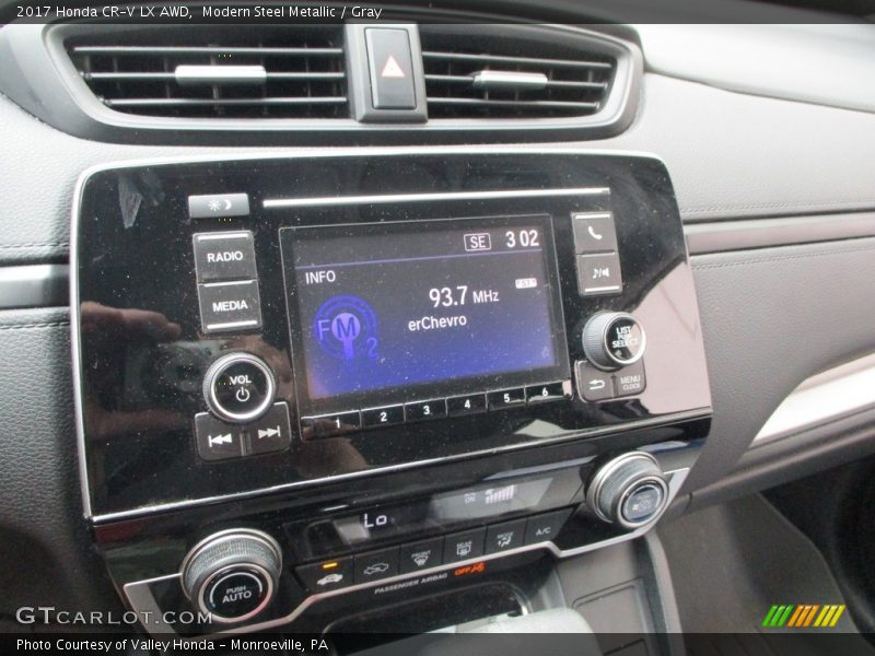 Modern Steel Metallic / Gray 2017 Honda CR-V LX AWD