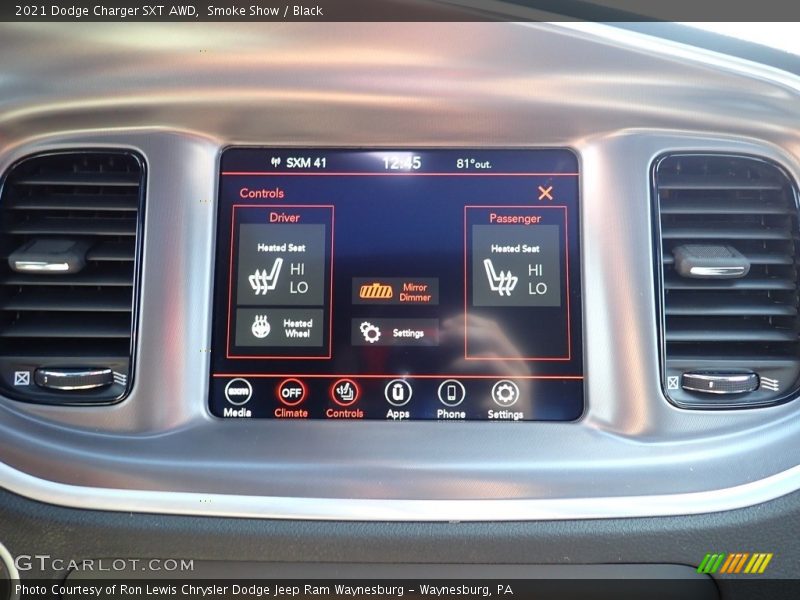 Smoke Show / Black 2021 Dodge Charger SXT AWD