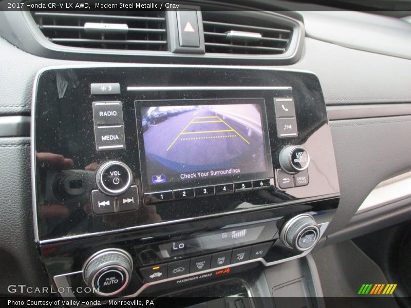 Modern Steel Metallic / Gray 2017 Honda CR-V LX AWD
