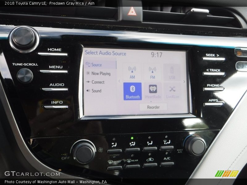 Predawn Gray Mica / Ash 2018 Toyota Camry LE
