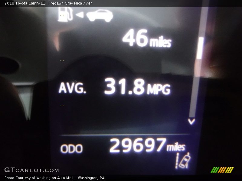 Predawn Gray Mica / Ash 2018 Toyota Camry LE