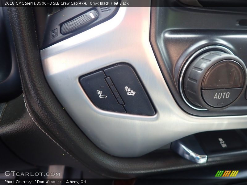 Onyx Black / Jet Black 2018 GMC Sierra 3500HD SLE Crew Cab 4x4