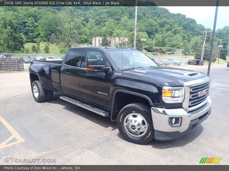 Onyx Black / Jet Black 2018 GMC Sierra 3500HD SLE Crew Cab 4x4