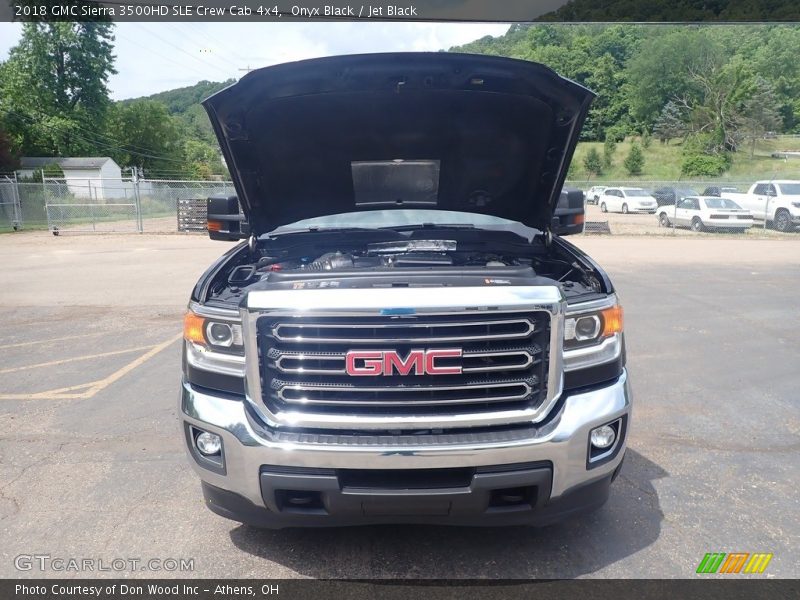 Onyx Black / Jet Black 2018 GMC Sierra 3500HD SLE Crew Cab 4x4