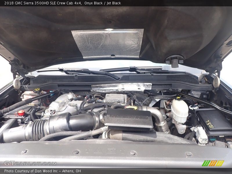 Onyx Black / Jet Black 2018 GMC Sierra 3500HD SLE Crew Cab 4x4