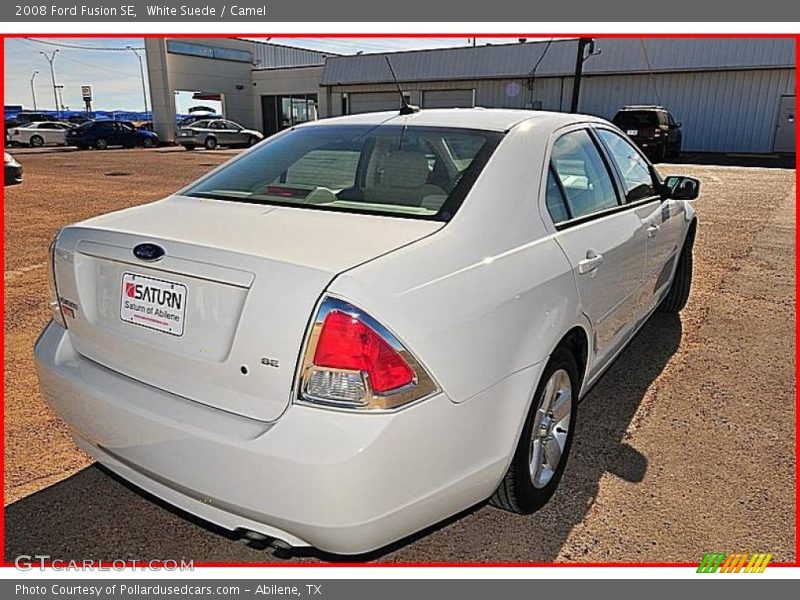 White Suede / Camel 2008 Ford Fusion SE