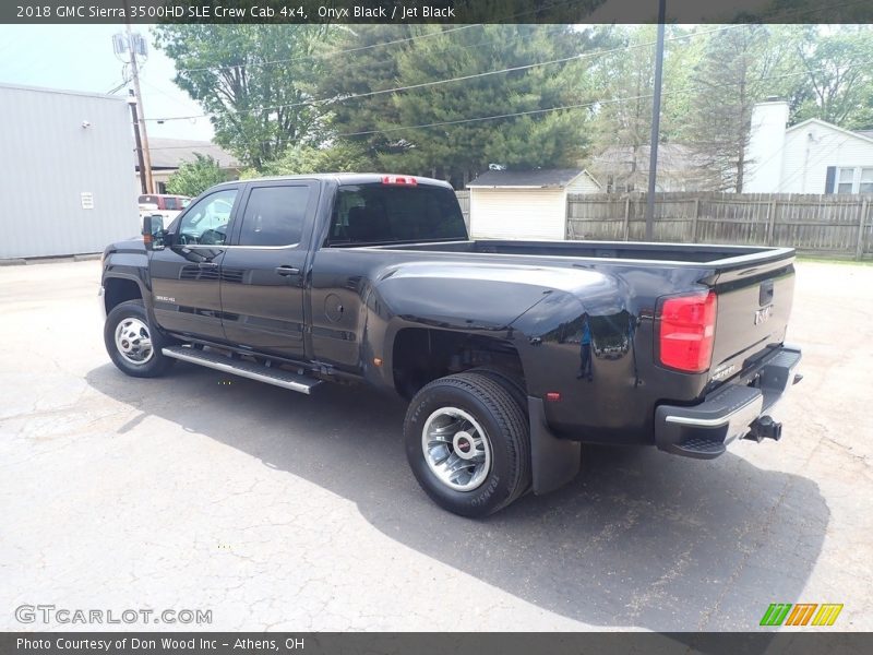 Onyx Black / Jet Black 2018 GMC Sierra 3500HD SLE Crew Cab 4x4